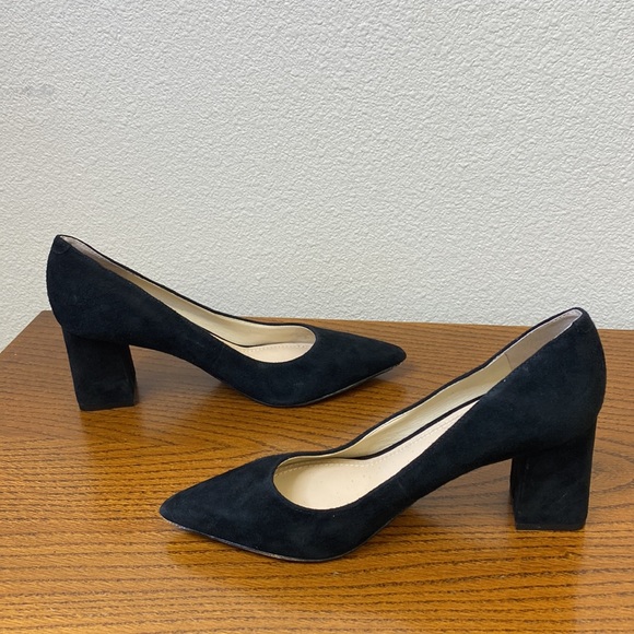 Marc Fisher LTD Suede Pumps Block Heel Size 6 - Picture 6 of 11